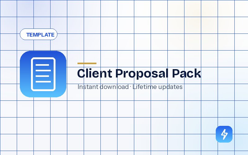 Client Proposal Pack