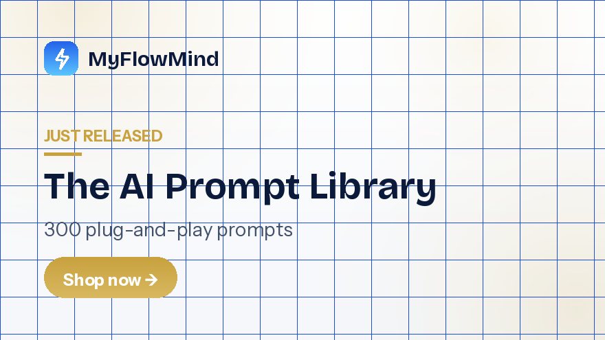 The AI Prompt Library promotional banner